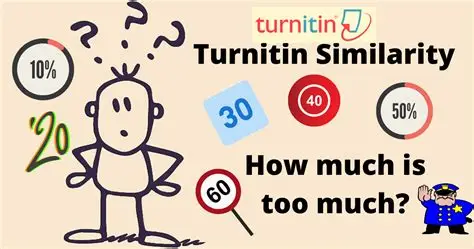 What is a good Turnitin similarity score
